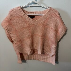 Kendall & Kylie Pink V-Neck Sweater